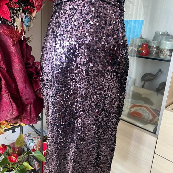Eliza J-All Sequin Cocktail Dress - Picture 5 of 7